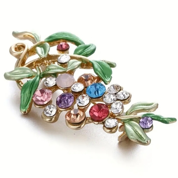 NEW! Multicolor Flower brooch - Picture 7 of 8